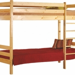 Двухъярусная кровать Дуэт (дерево) в Саки