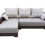 Угловой диван Каламбур 3 с накладными подлокотниками в Саки