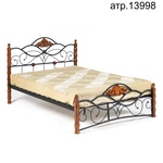  Двуспальная кровать CANZONA Wood slat base в Саки