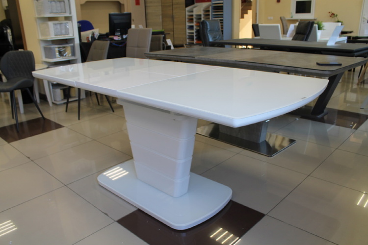 Стол обеденный раскладной ОКТ-2220 (140/180) (Белый цвет)  в Саки