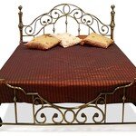 Двуспальная кровать металлическая VICTORIA в Саки