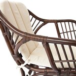Комплект для отдыха SONOMA ( стол круглый (со стеклом)+2 кресла+диван ) /с подушками/  в Саки