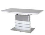 Стол обеденный раскладной OKT-211-2 (140/180) (Бело-серый) в Саки