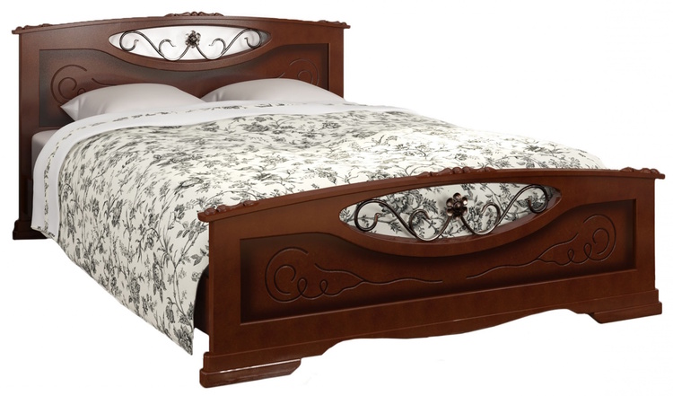 Кровать Елена 5 с ковкой в Саки