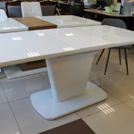 Стол обеденный раскладной ОКТ-2220 (140/180) (Белый цвет)  в Саки