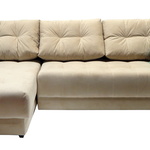Угловой диван Бонд XL широкий с накладкой 5 подушек в Саки