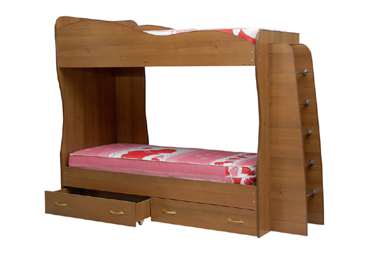 Кровать детская двухъярусная Юниор-1 ЛДСП в Саки